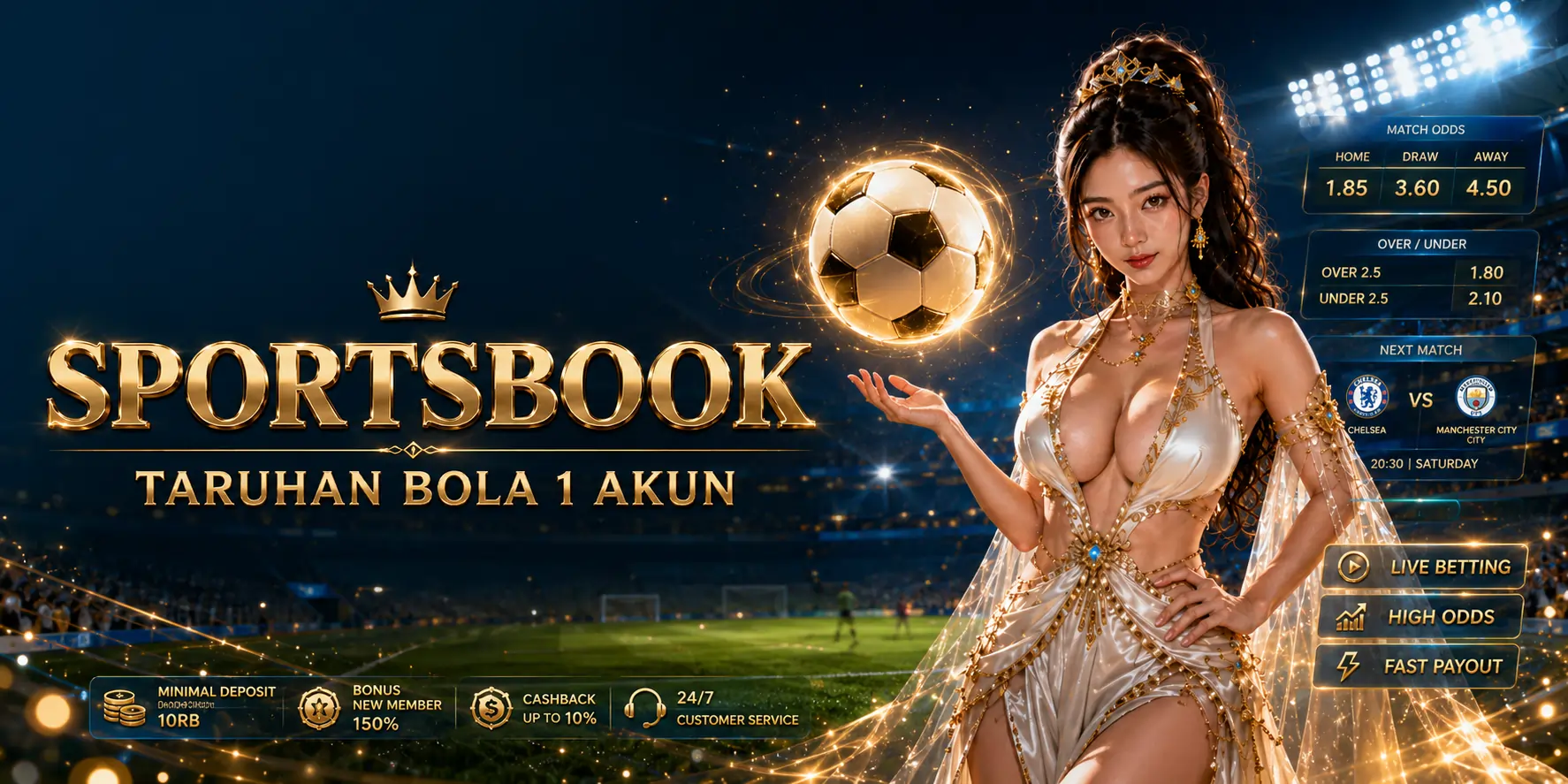 Sportsbook TotoVIP untuk Taruhan Bola dalam Satu Saldo
