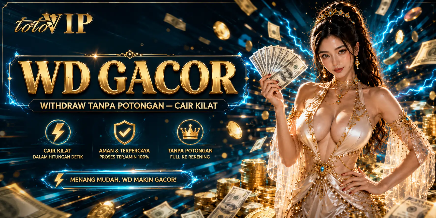 WD GACOR TotoVIP: Withdraw Tanpa Potongan Cair Kilat