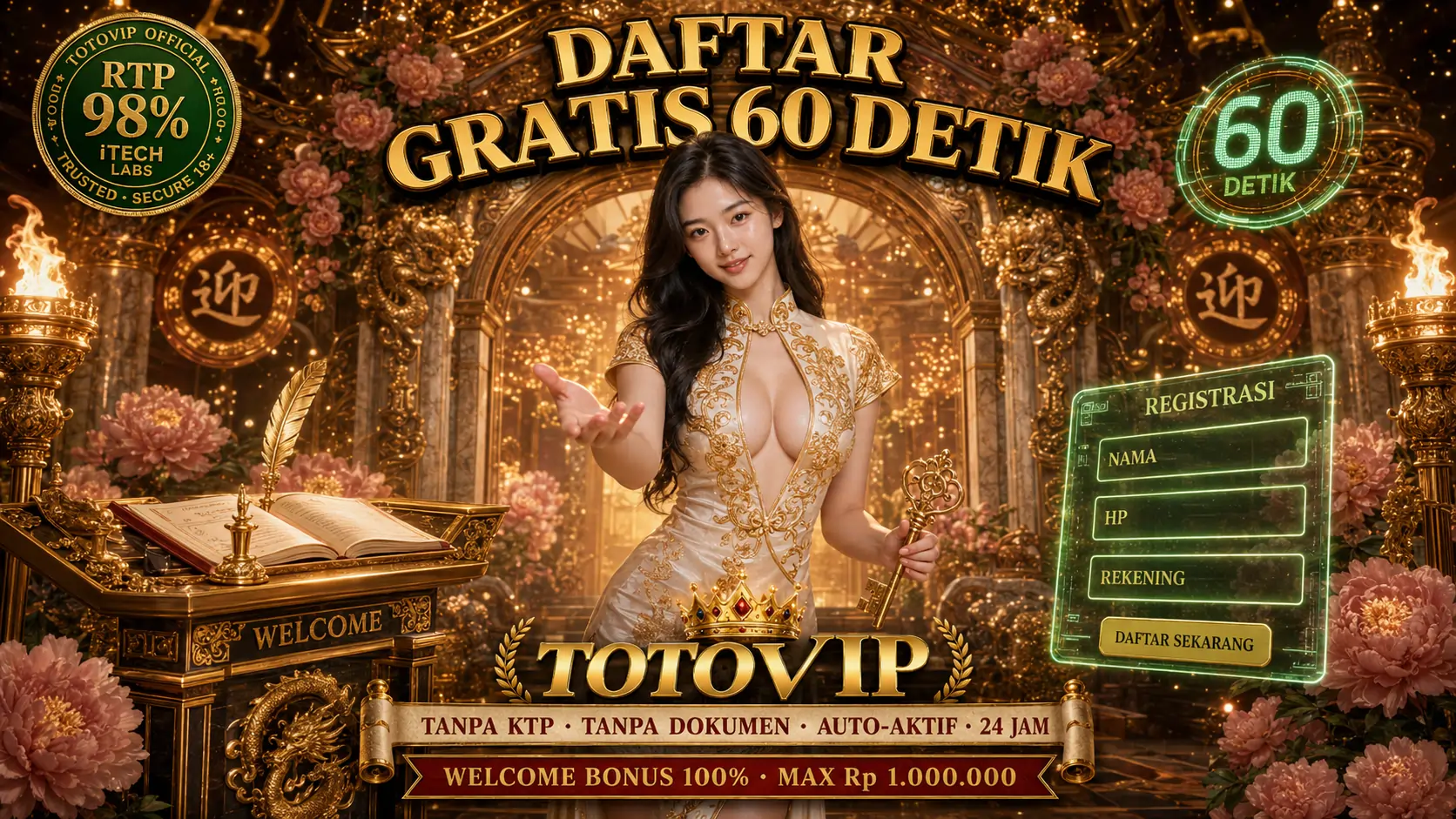 Daftar Akun TotoVIP Gratis 5 Kategori Permainan