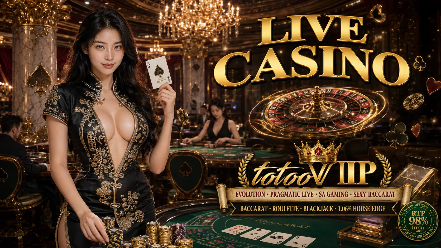 Live Casino TotoVIP Evolution Pragmatic Studio HD